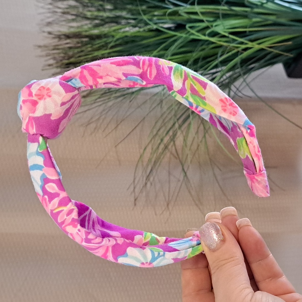 HANDCRAFTED Headband in Authentic Lilly Pulitzer Fabric Moms The Word